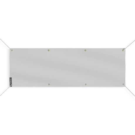 Drapeau gris clair france en polyester résistant intempéries