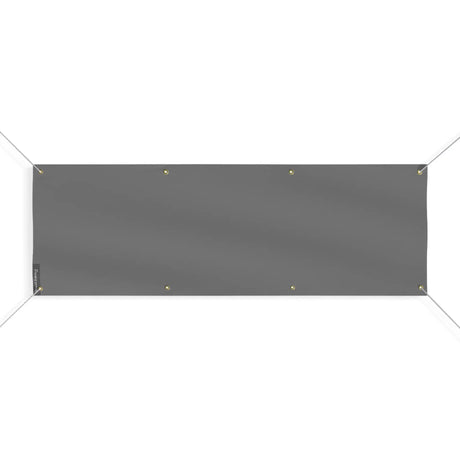 Drapeau gris foncé france en polyester résistant intempéries