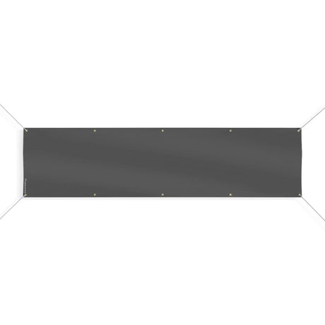 Drapeau gris noir france en polyester résistant intempéries