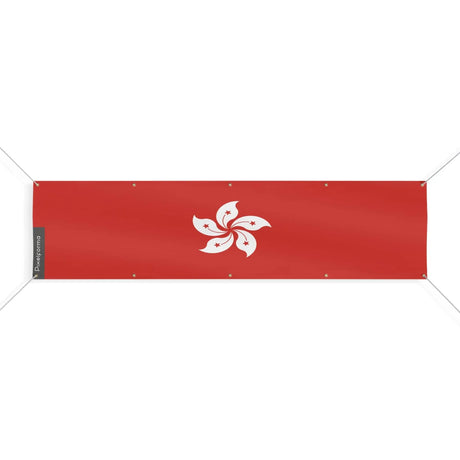 Drapeau hong kong polyester résistant aux intempéries
