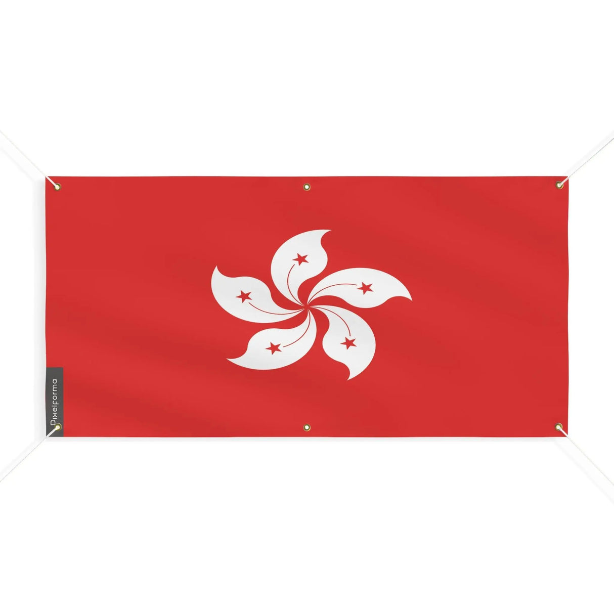 Drapeau hong kong polyester résistant aux intempéries