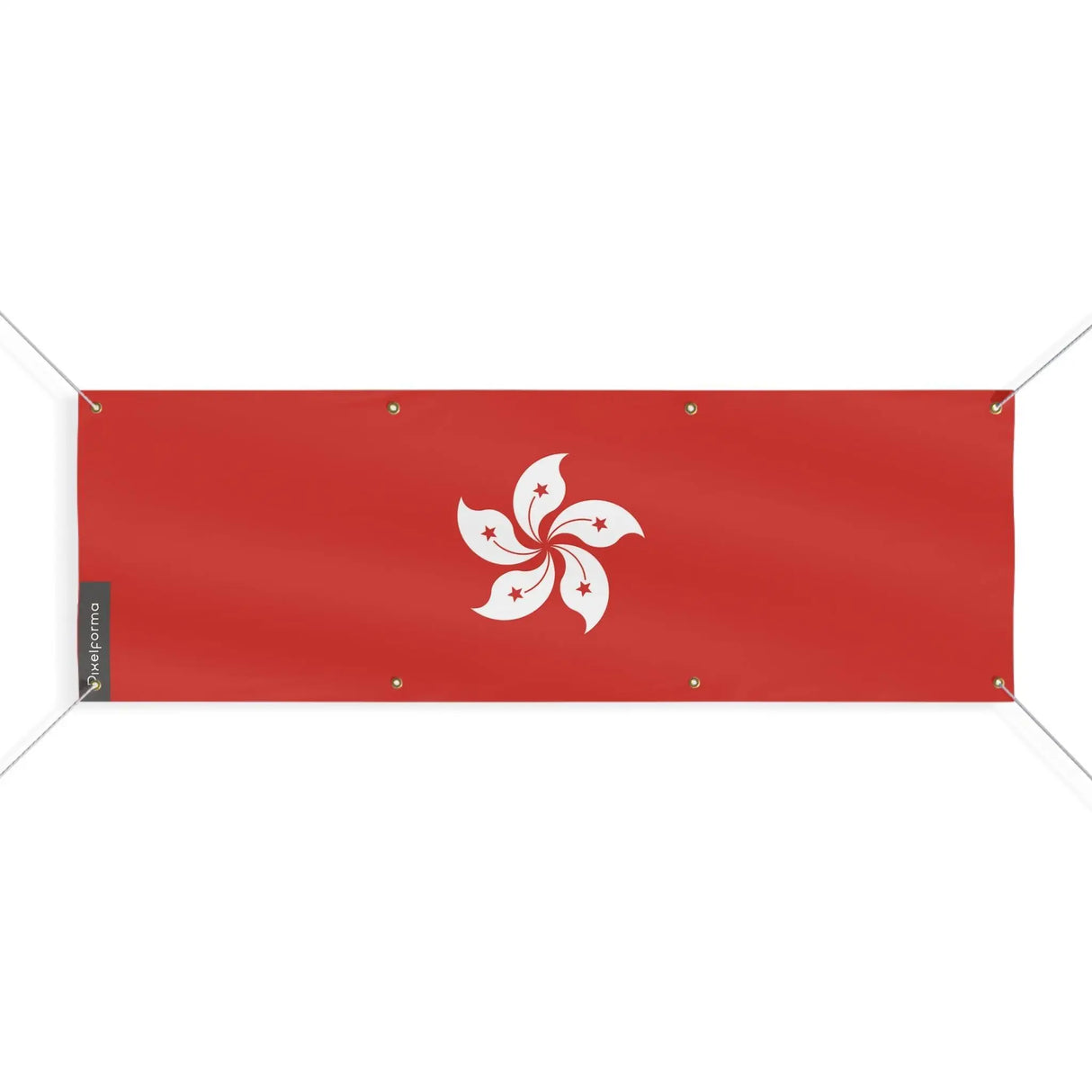 Drapeau hong kong polyester résistant aux intempéries