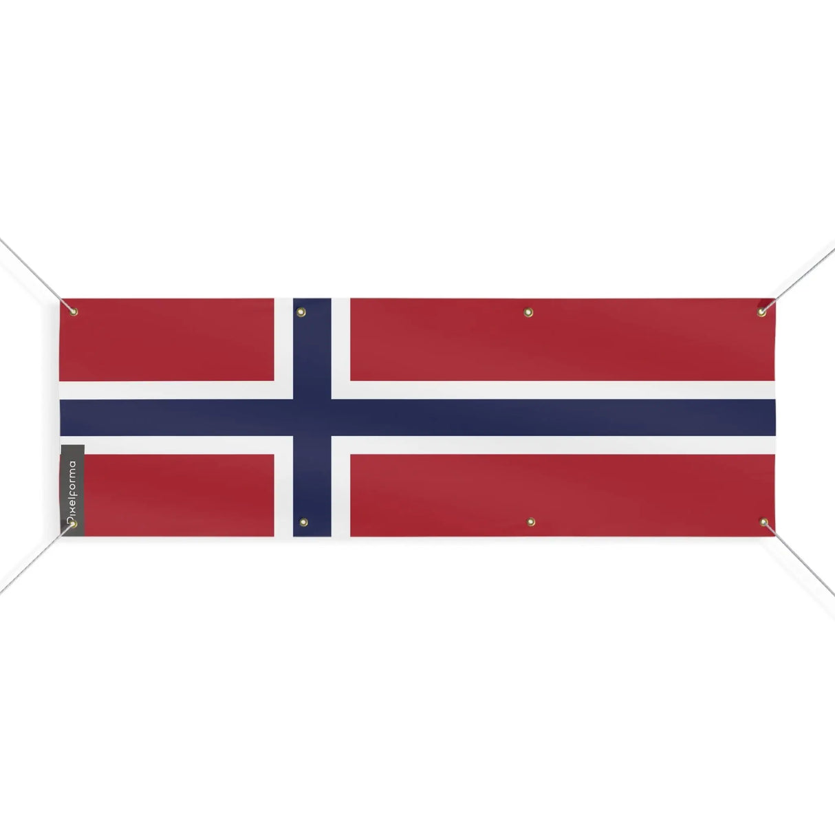 Drapeau île bouvet polyester résistant aux intempéries