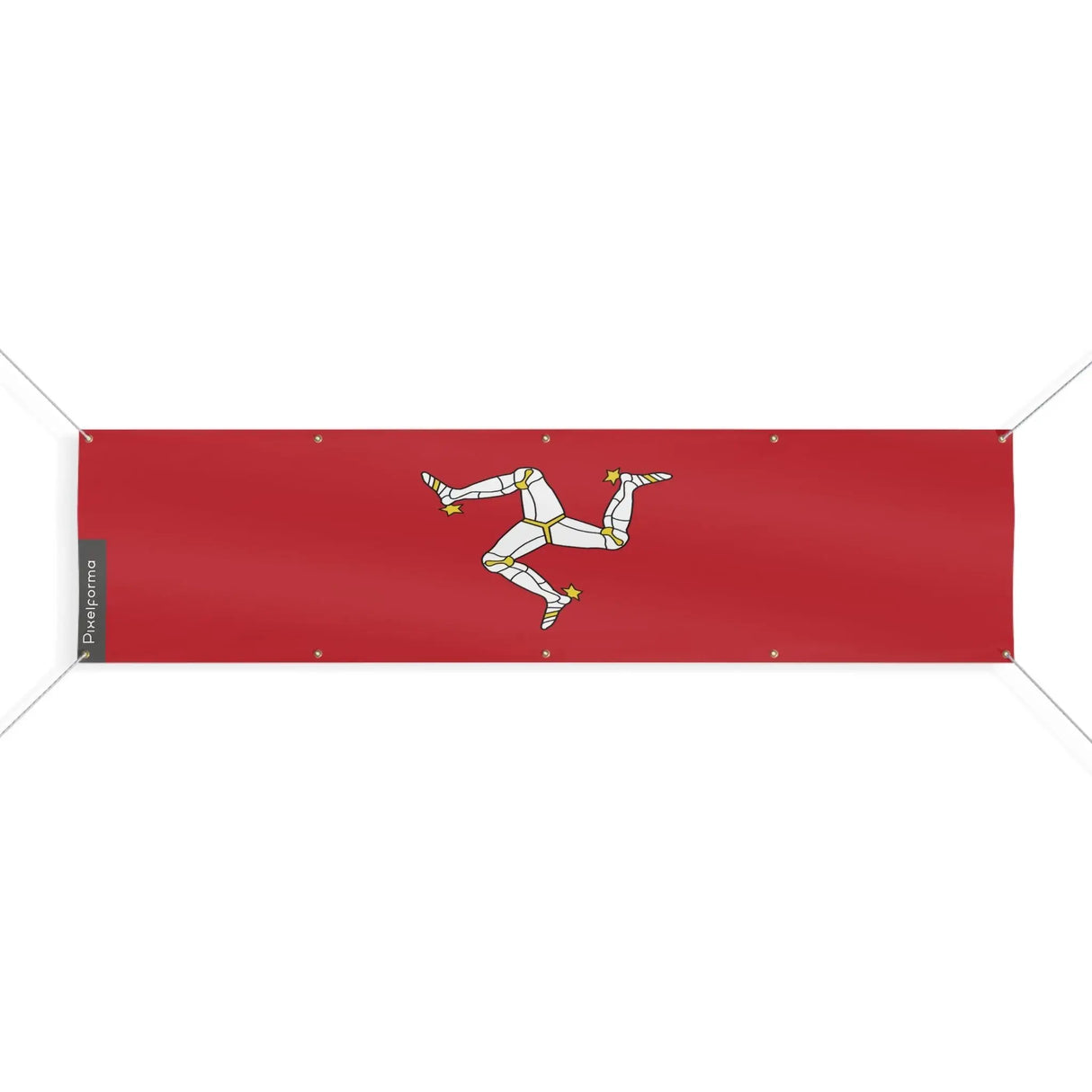 Drapeau île de man polyester résistant usage extérieur
