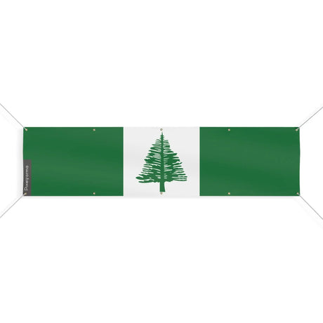 Drapeau île norfolk polyester résistant aux intempéries