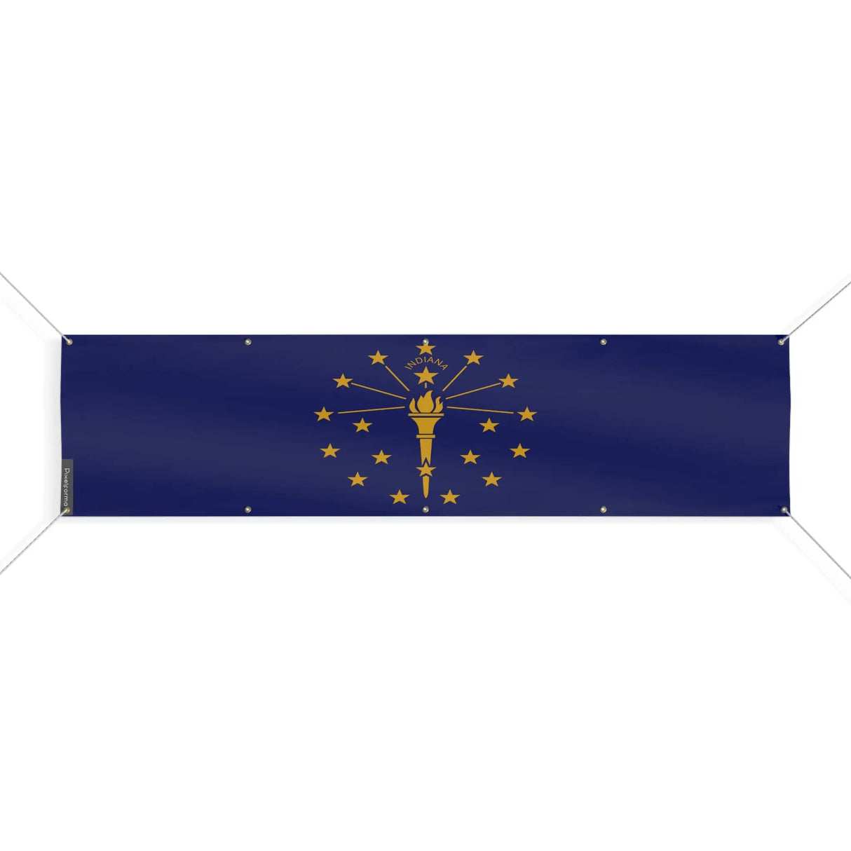 Drapeau indiana en polyester résistant aux intempéries