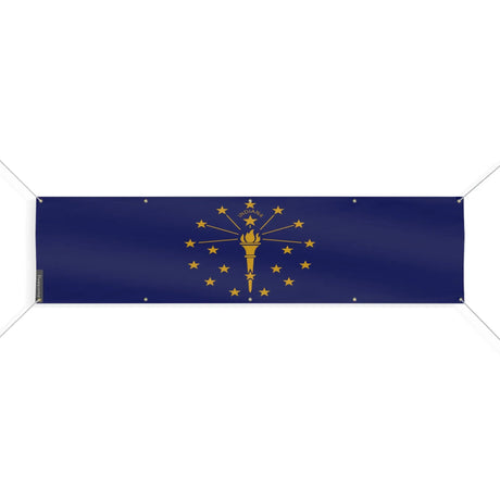 Drapeau indiana en polyester résistant aux intempéries