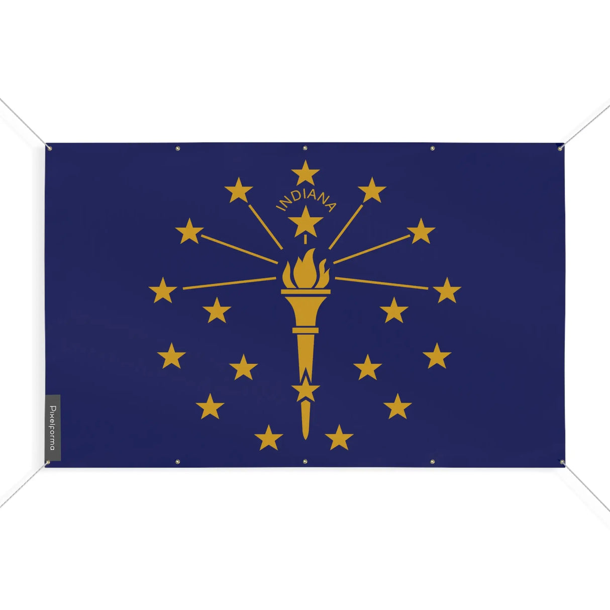 Drapeau indiana polyester résistant aux intempéries