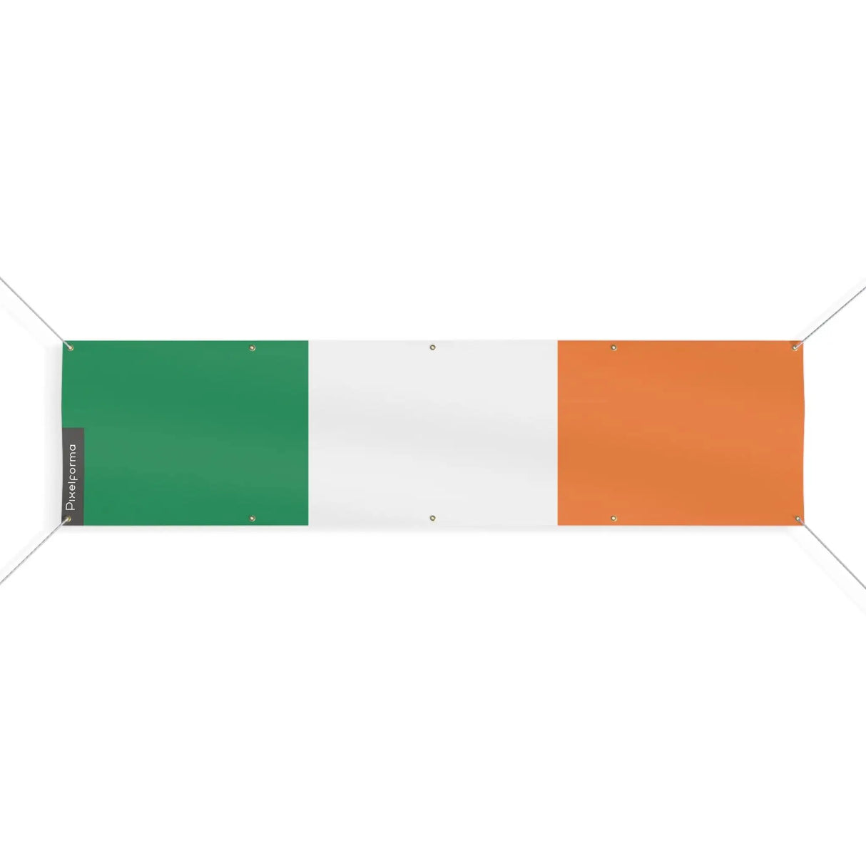 Drapeau irlande en polyester résistant avec œillets robustes