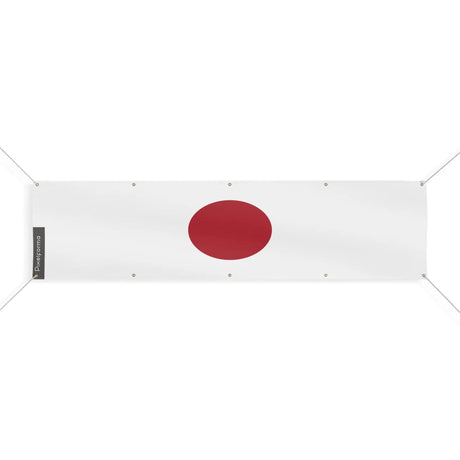 Drapeau japon en polyester résistant avec œillets renforcés