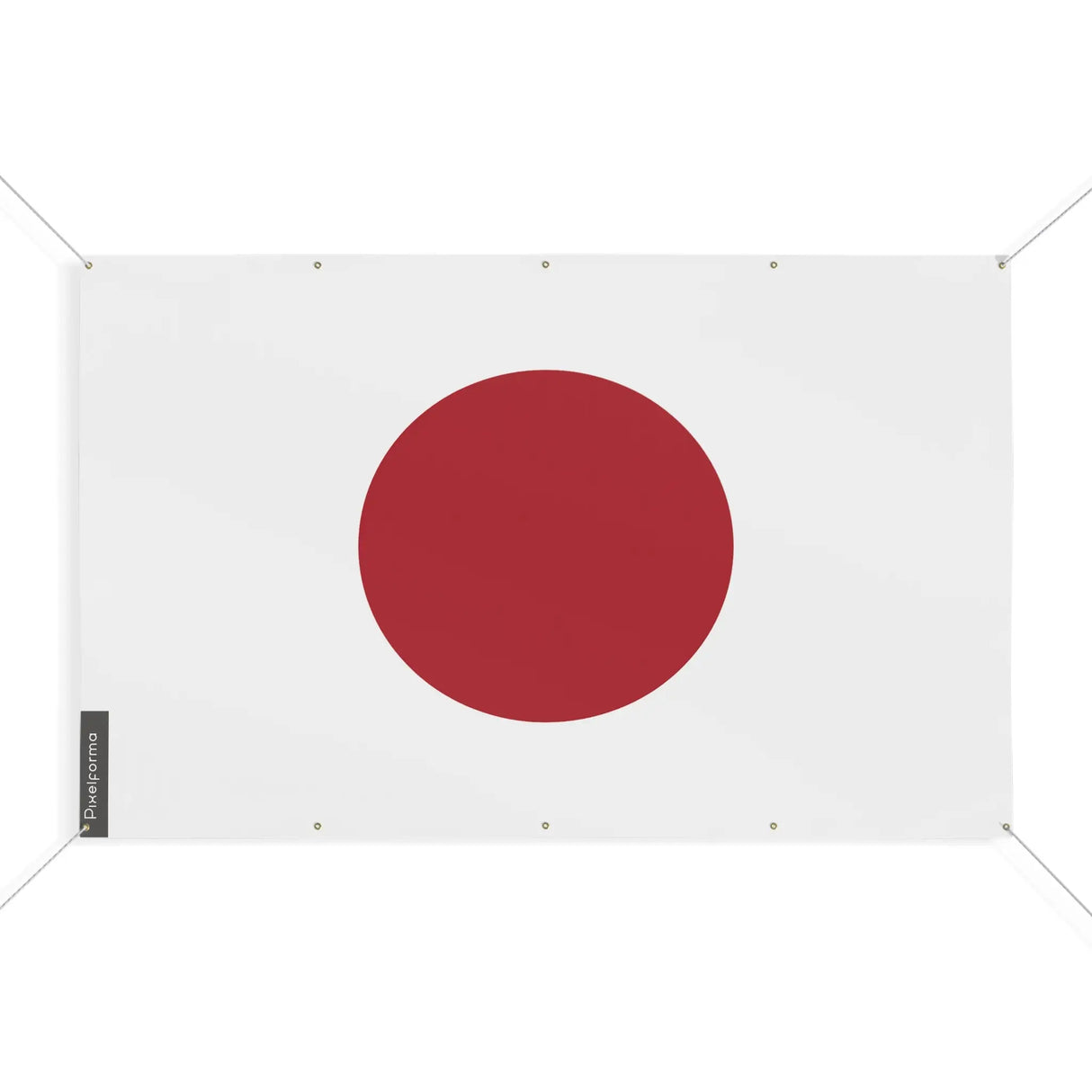 Drapeau japon polyester résistant avec œillets renforcés