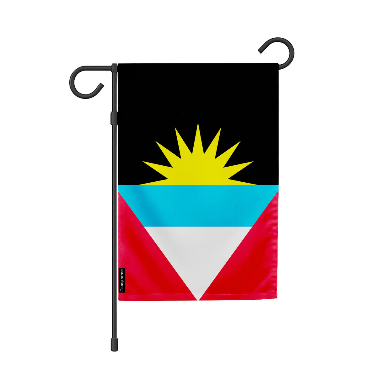 Drapeau jardin antigua-et-barbuda polyester résistant