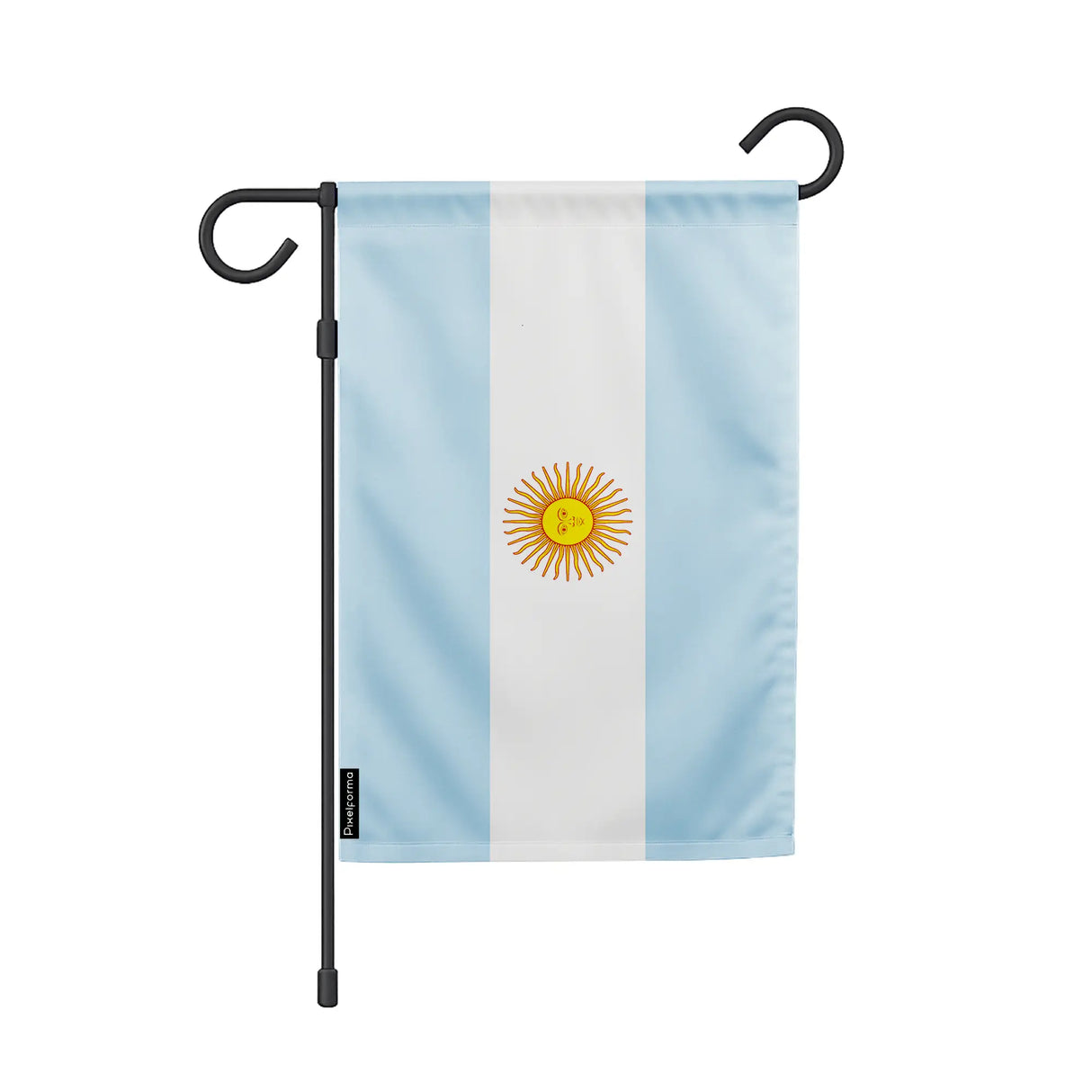 Drapeau jardin argentine polyester résistant format vertical