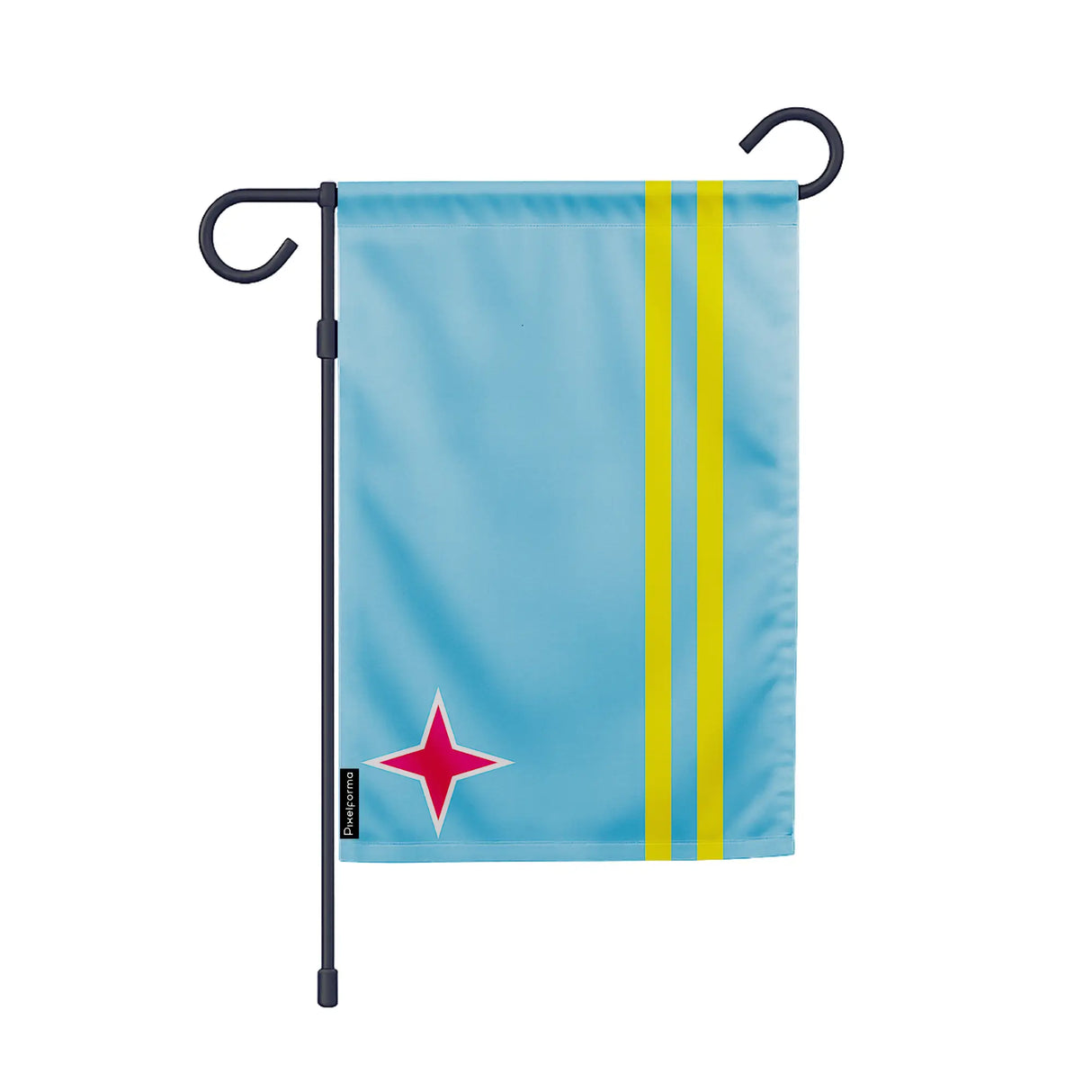 Drapeau jardin aruba polyester résistant format vertical
