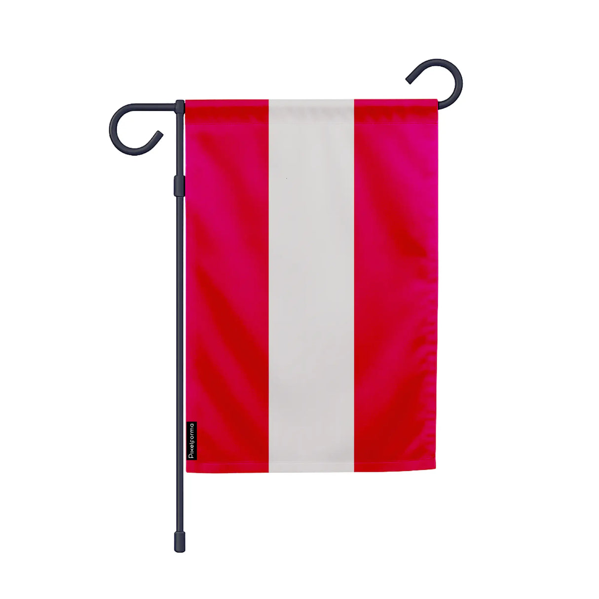Drapeau jardin autriche polyester résistant format vertical
