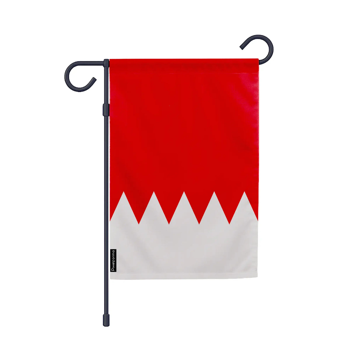Drapeau jardin bahreïn en polyester résistant vertical