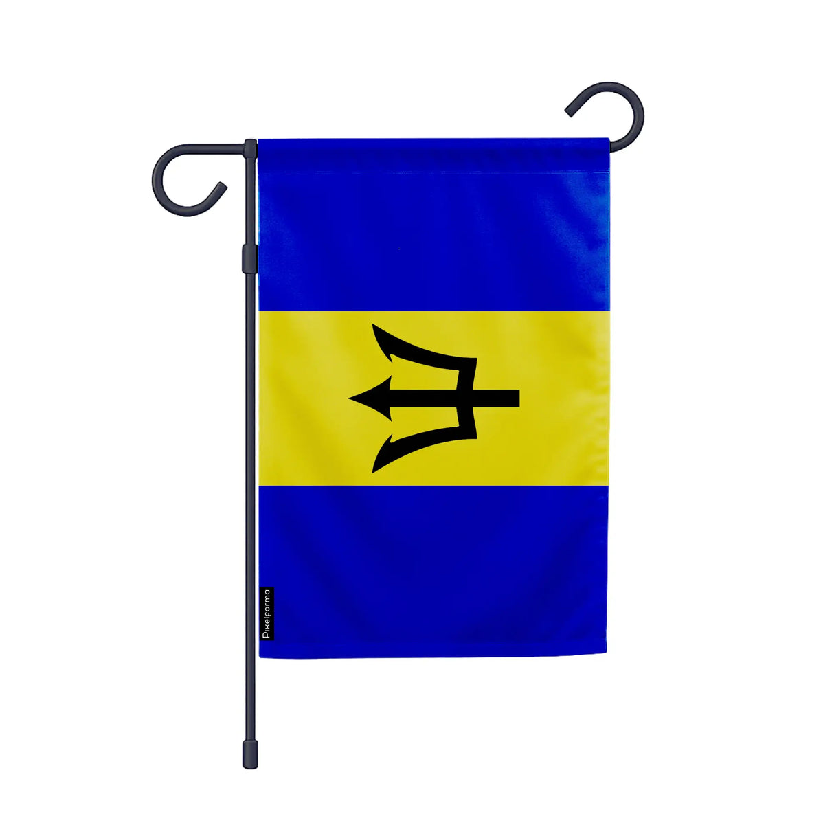 Drapeau jardin barbade polyester résistant format vertical