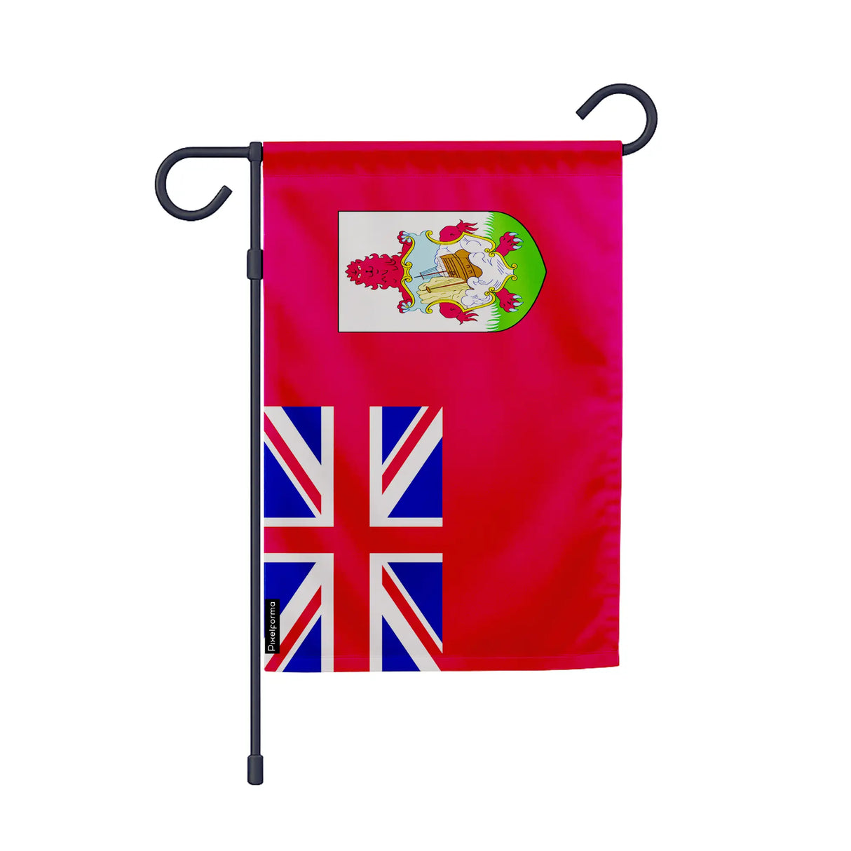 Drapeau jardin bermudes polyester résistant format vertical