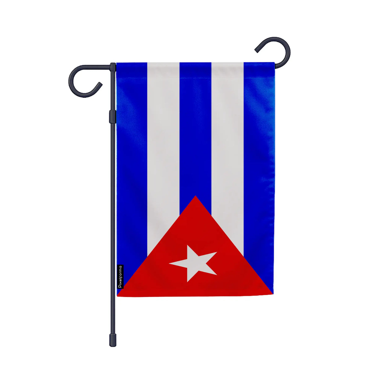 Drapeau jardin cuba polyester résistant format vertical