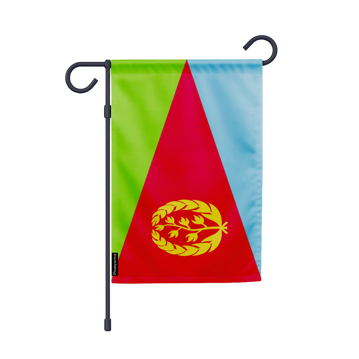 Drapeau jardin érythrée polyester résistant vertical