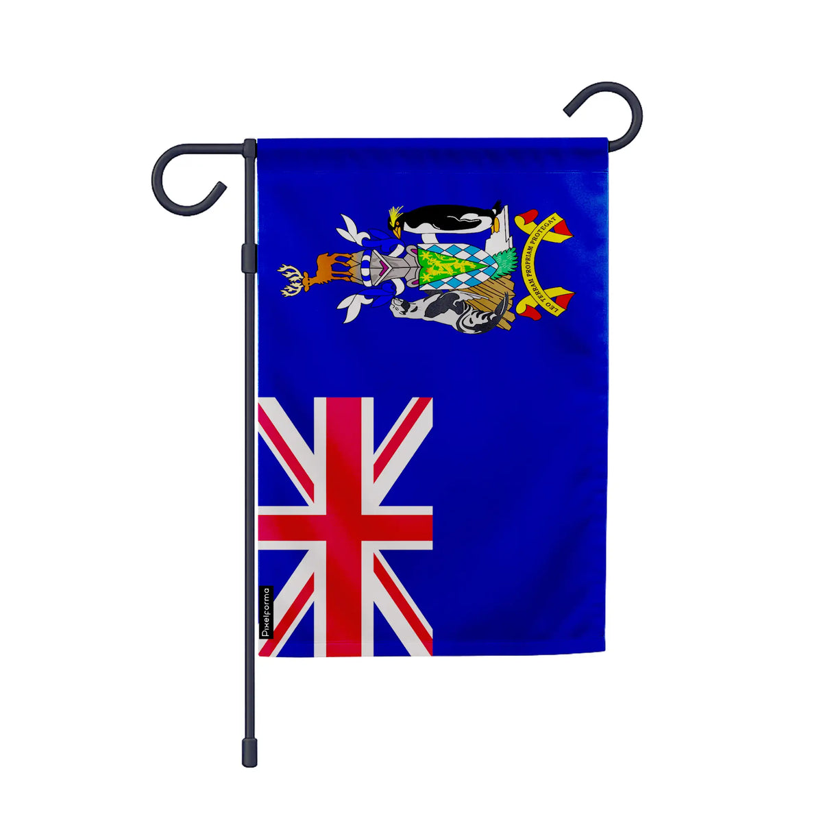 Drapeau jardin géorgie du sud-et-les îles sandwich polyester