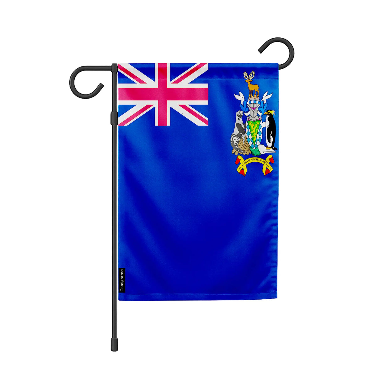 Drapeau jardin géorgie du sud polyester durable horizontal