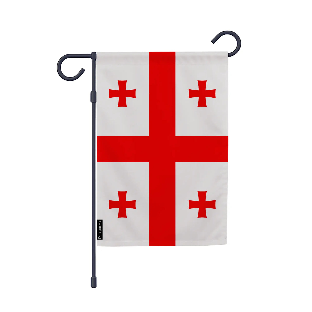 Drapeau jardin géorgie polyester résistant vertical
