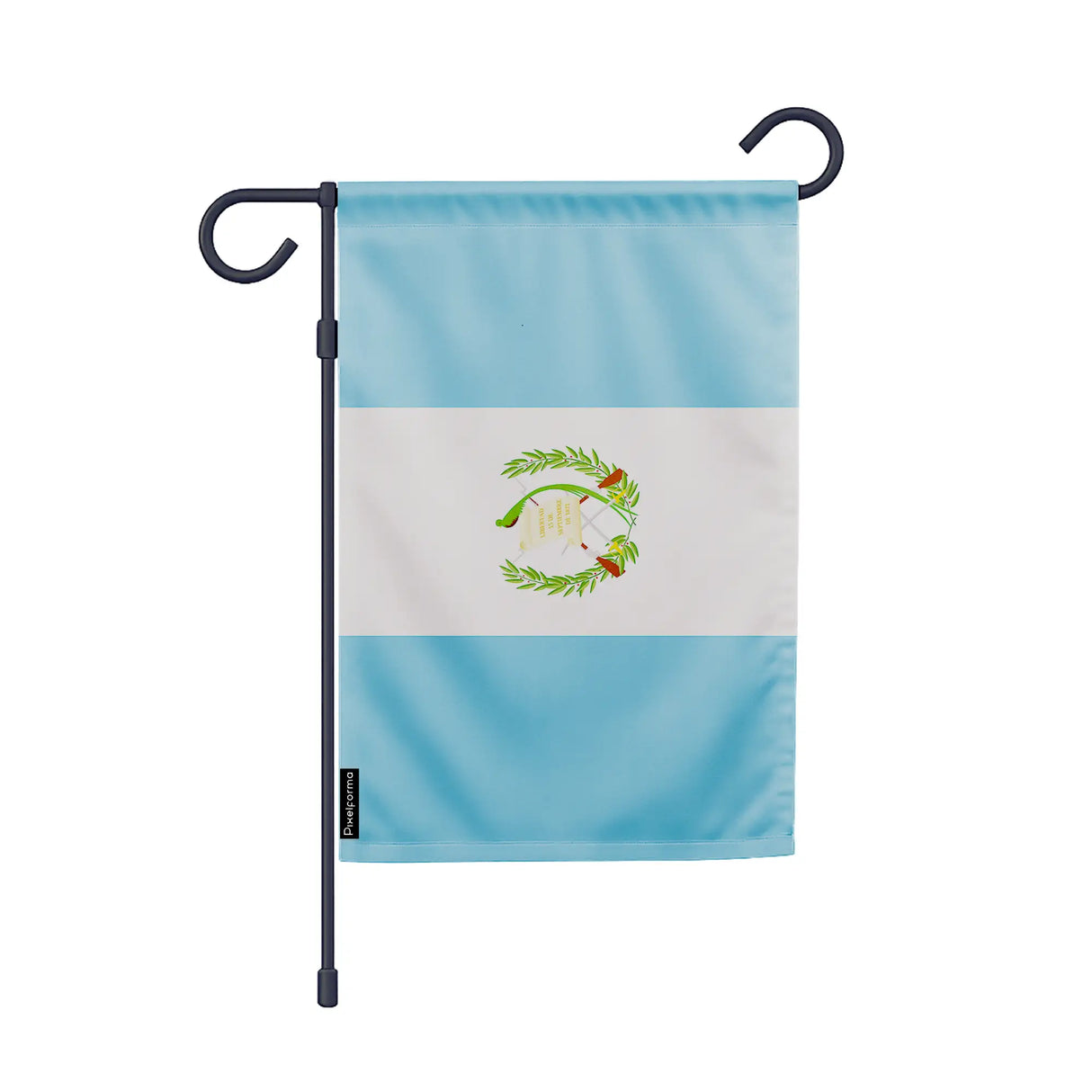 Drapeau jardin guatemala polyester résistant vertical