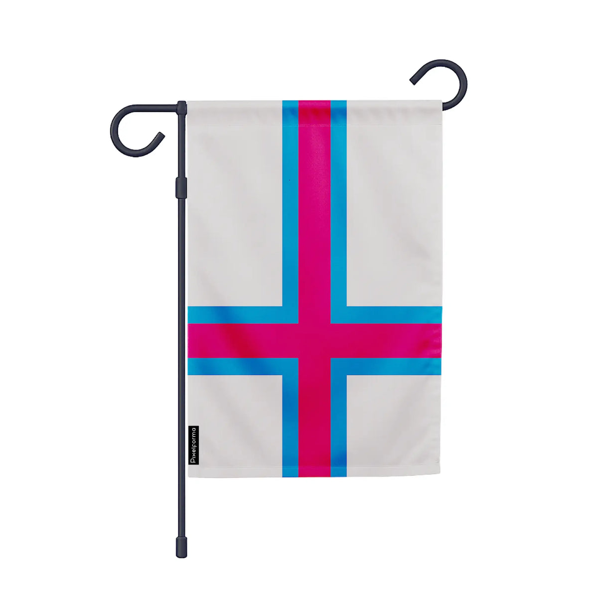 Drapeau jardin îles féroé polyester vertical résistant