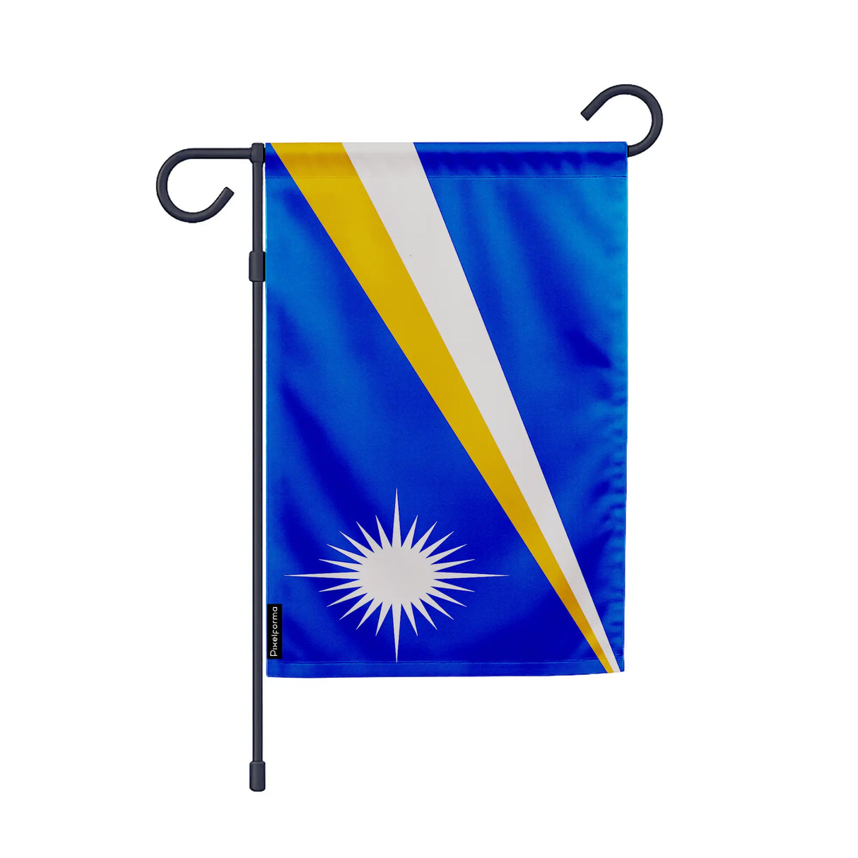 Drapeau jardin îles marshall polyester résistant vertical