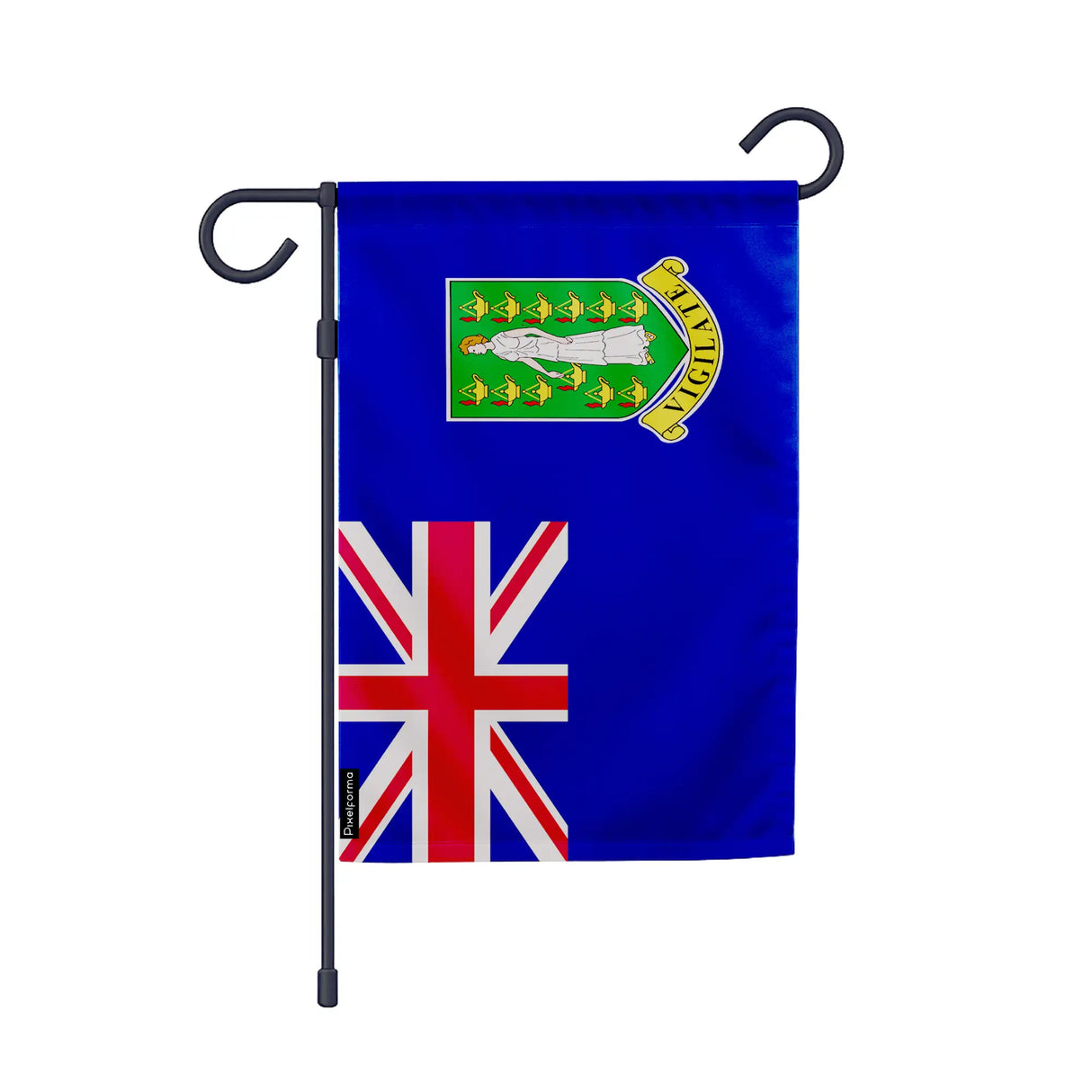 Drapeau jardin îles vierges britanniques polyester vertical