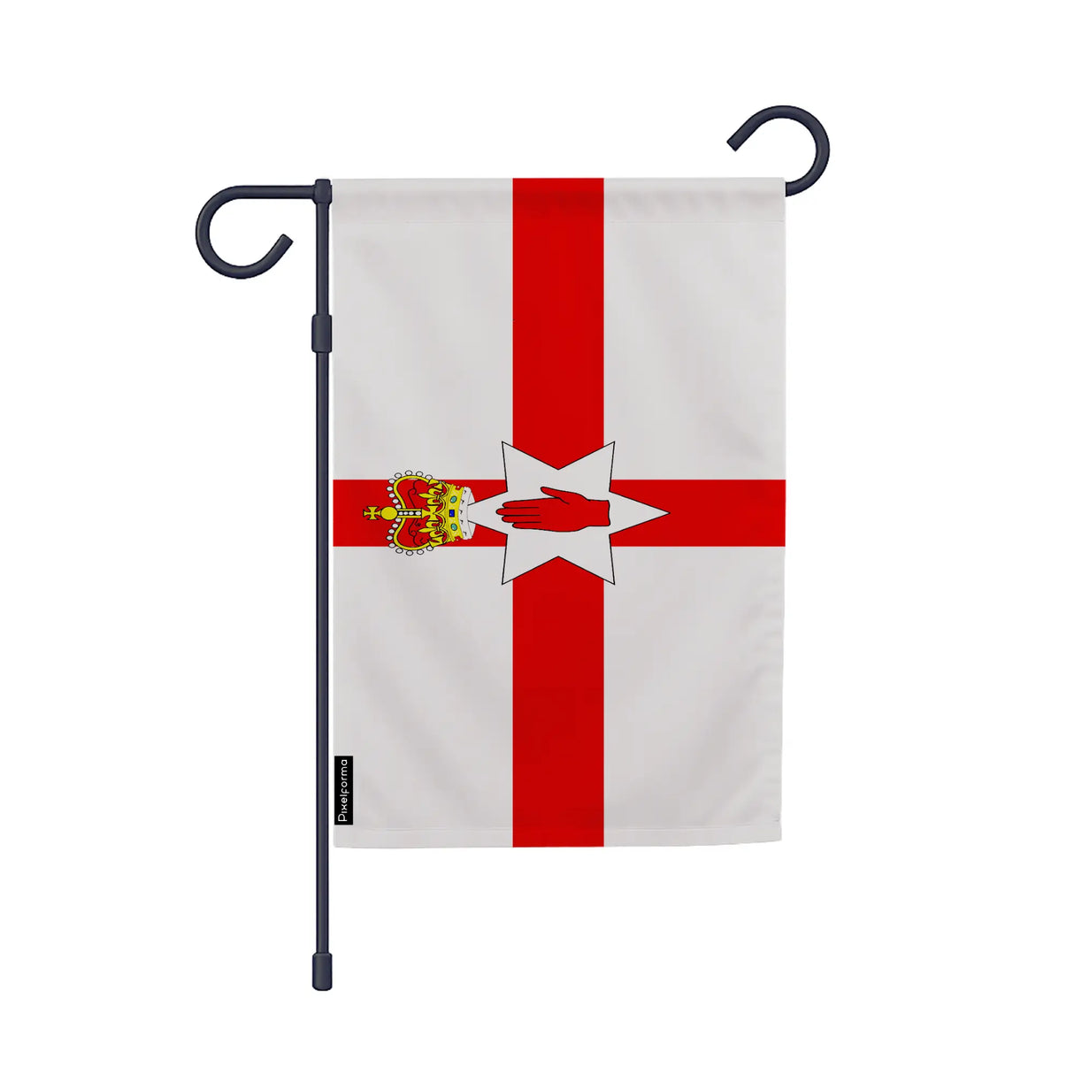 Drapeau jardin irlande du nord polyester résistant vertical