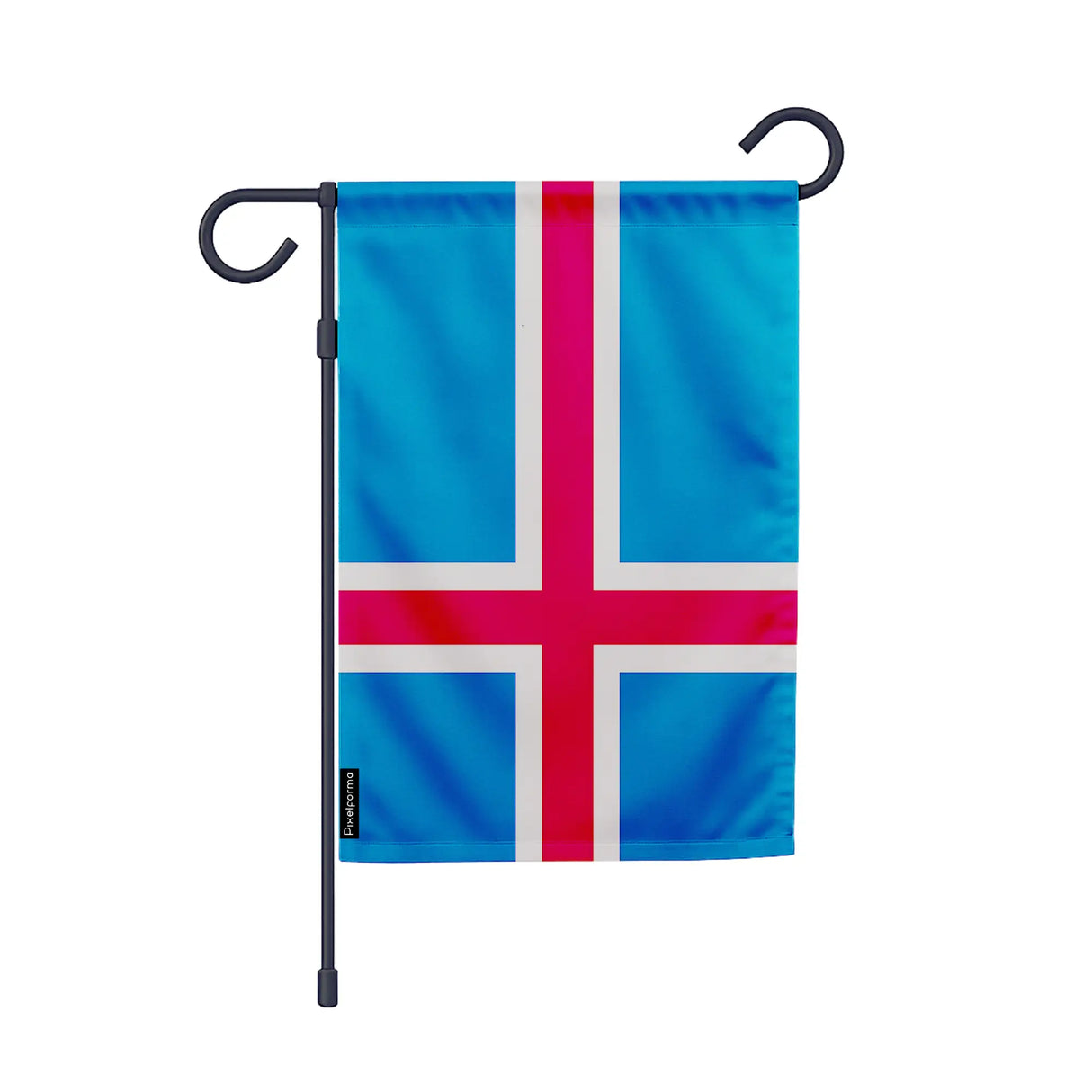 Drapeau jardin islande polyester résistant format vertical