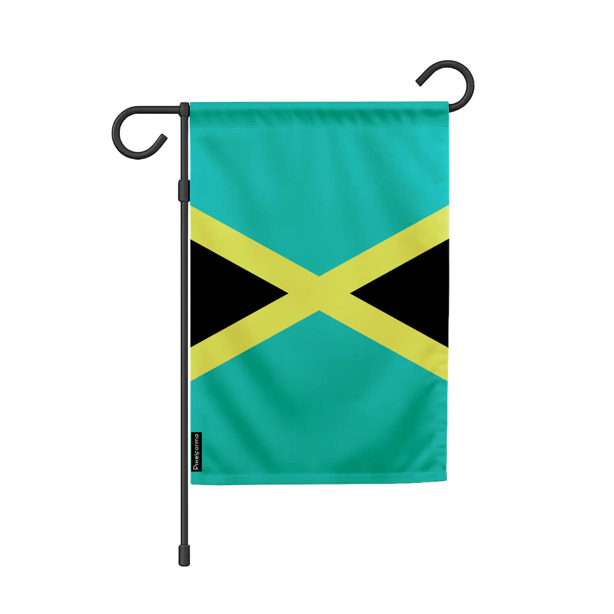 Drapeau jardin jamaïque polyester durable couleurs vives