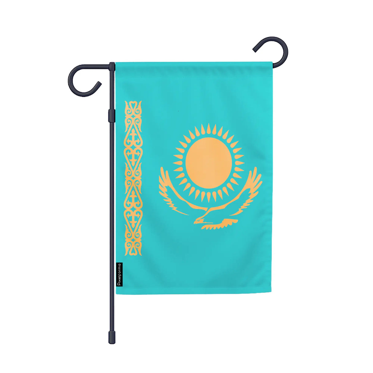 Drapeau jardin kazakhstan polyester résistant aux intempéries