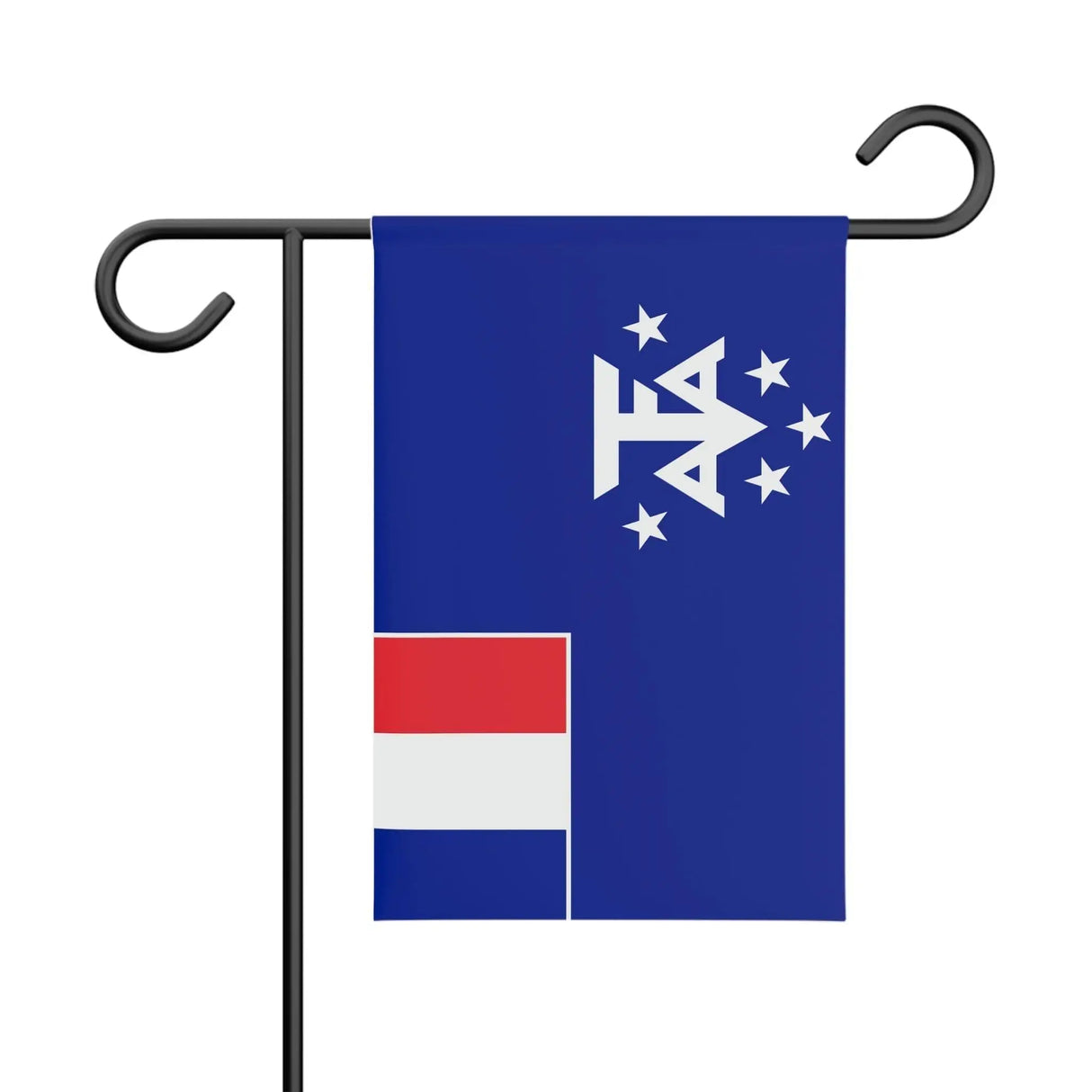 Drapeau jardin l’antarctique française polyester vertical