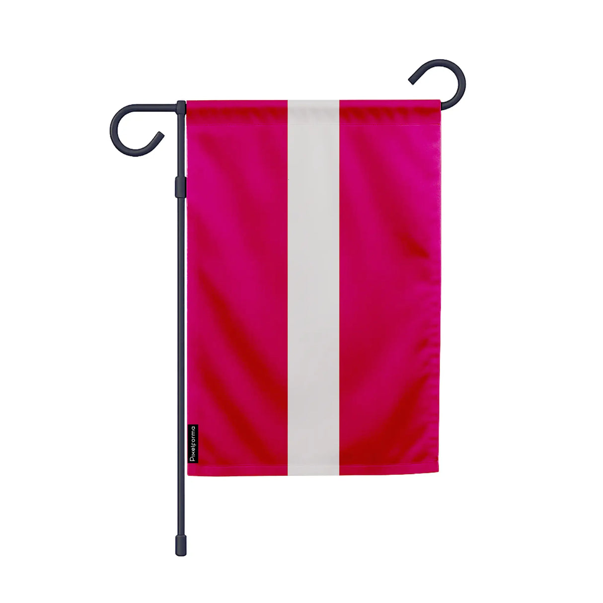 Drapeau jardin lettonie polyester résistant vertical