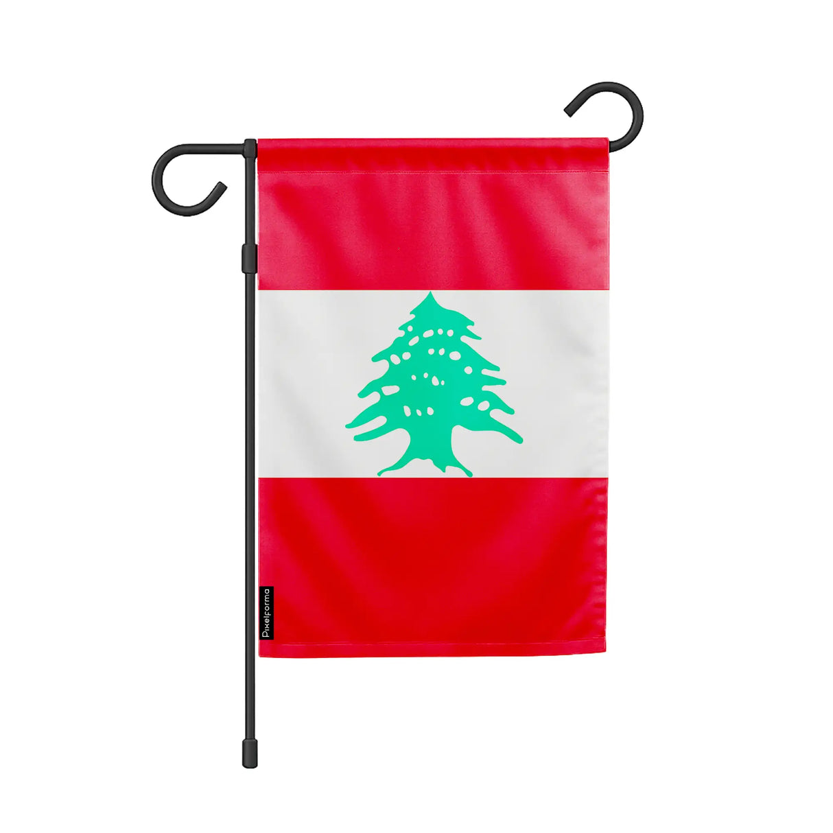 Drapeau jardin liban polyester résistant couleurs vives