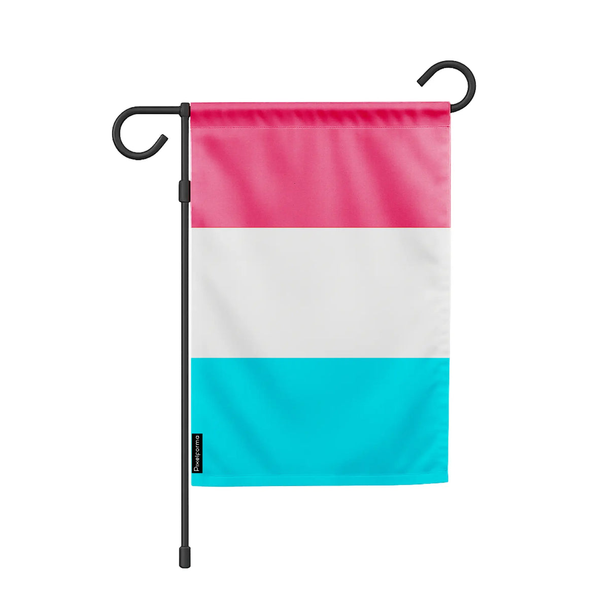 Drapeau jardin luxembourg polyester résistant couleurs vives