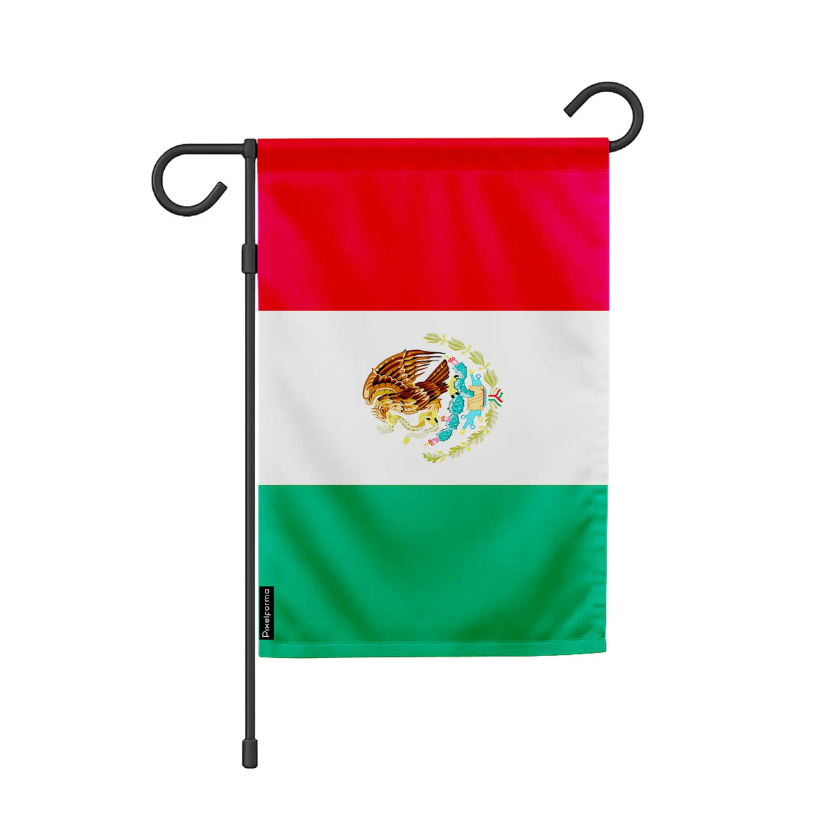 Drapeau jardin mexique polyester résistant vertical