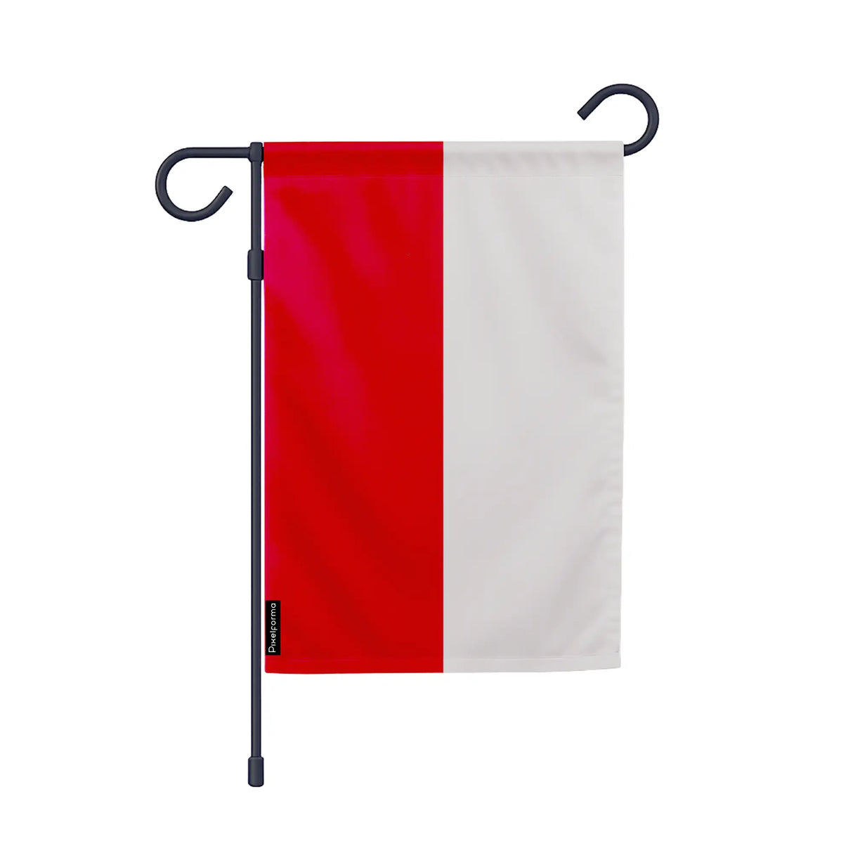 Drapeau jardin monaco polyester résistant format vertical