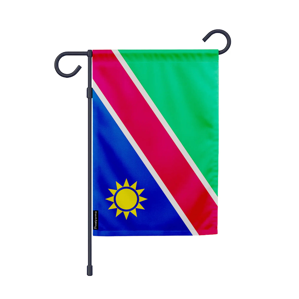 Drapeau jardin namibie polyester résistant vertical
