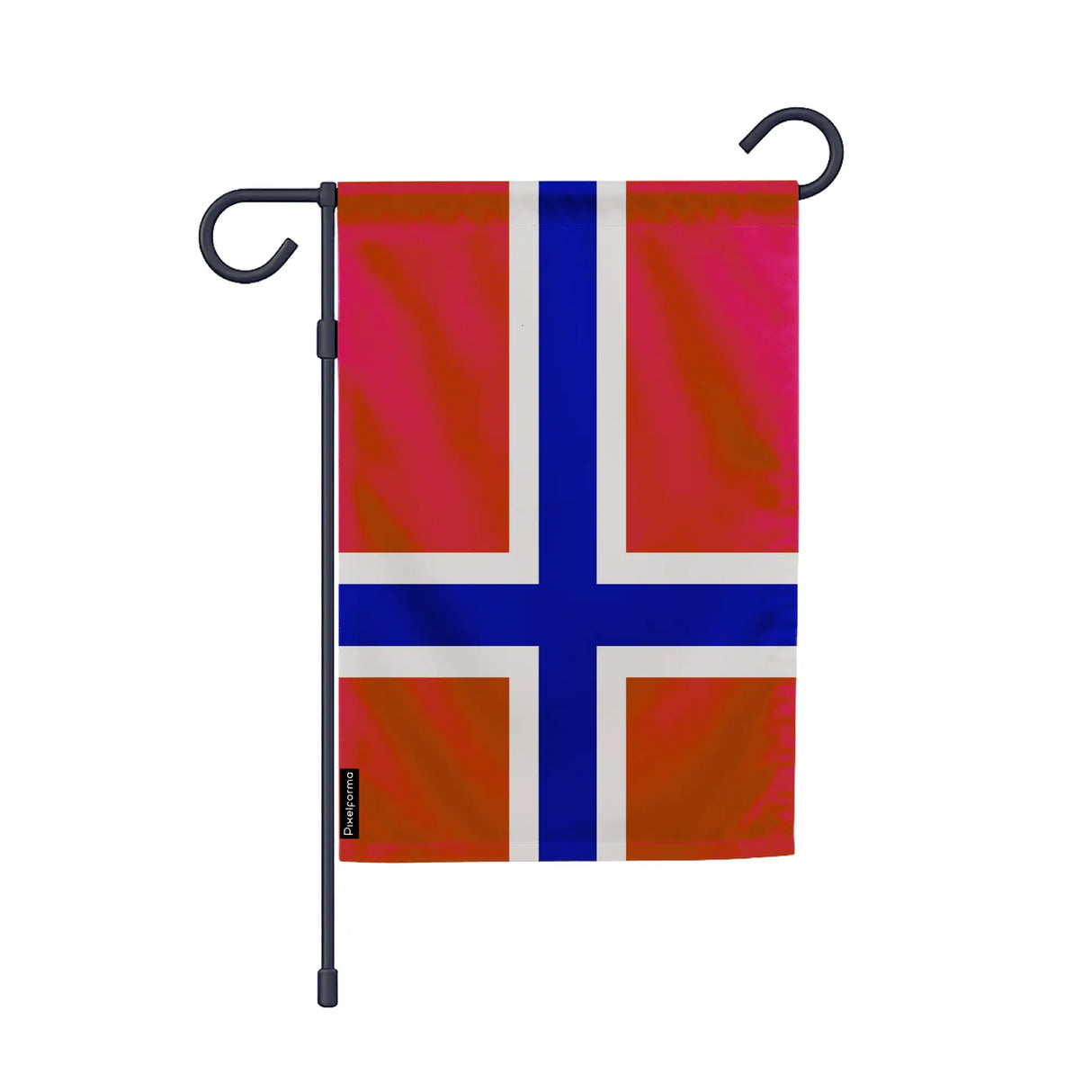 Drapeau jardin norvège vertical polyester résistant intempéries