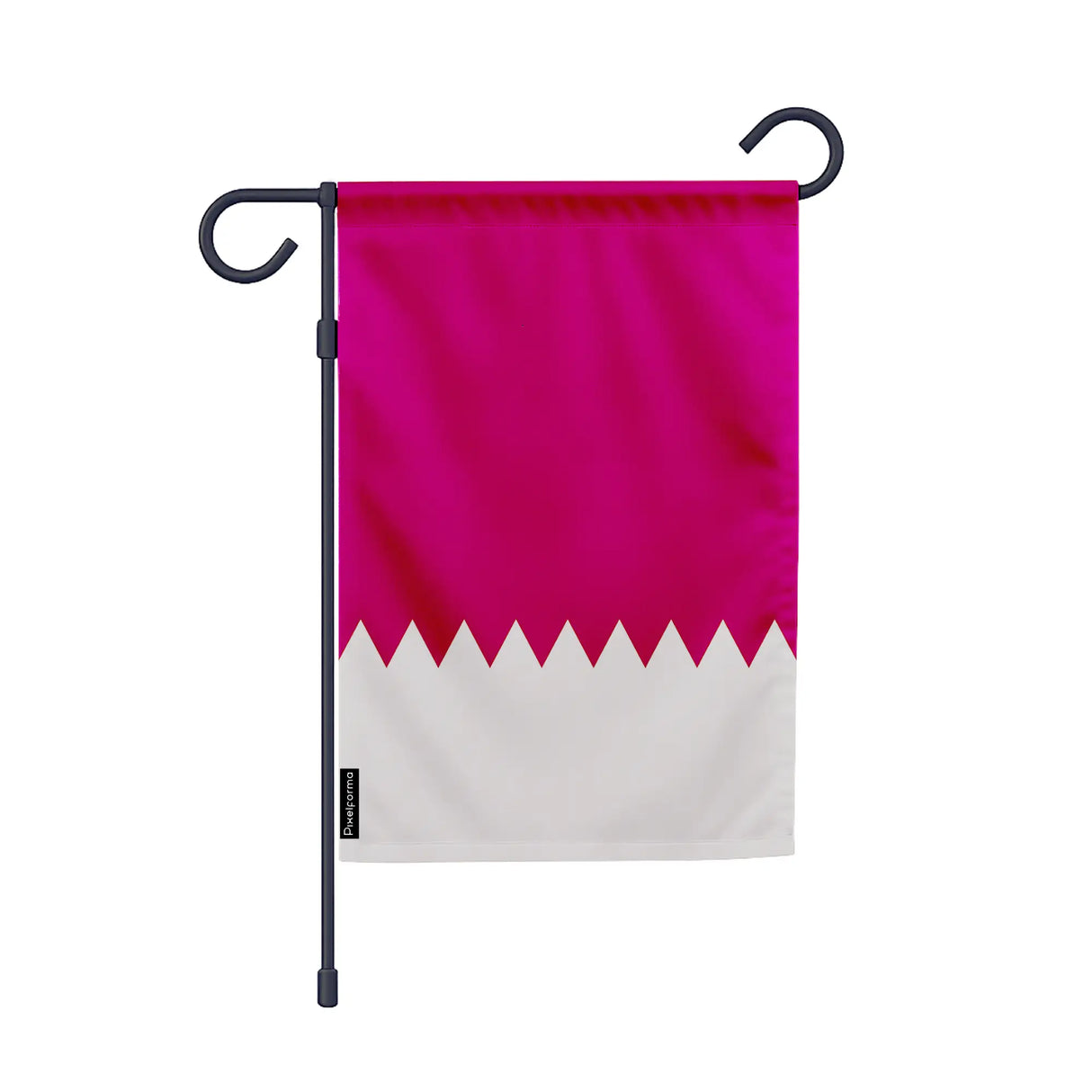 Drapeau jardin qatar polyester résistant format vertical