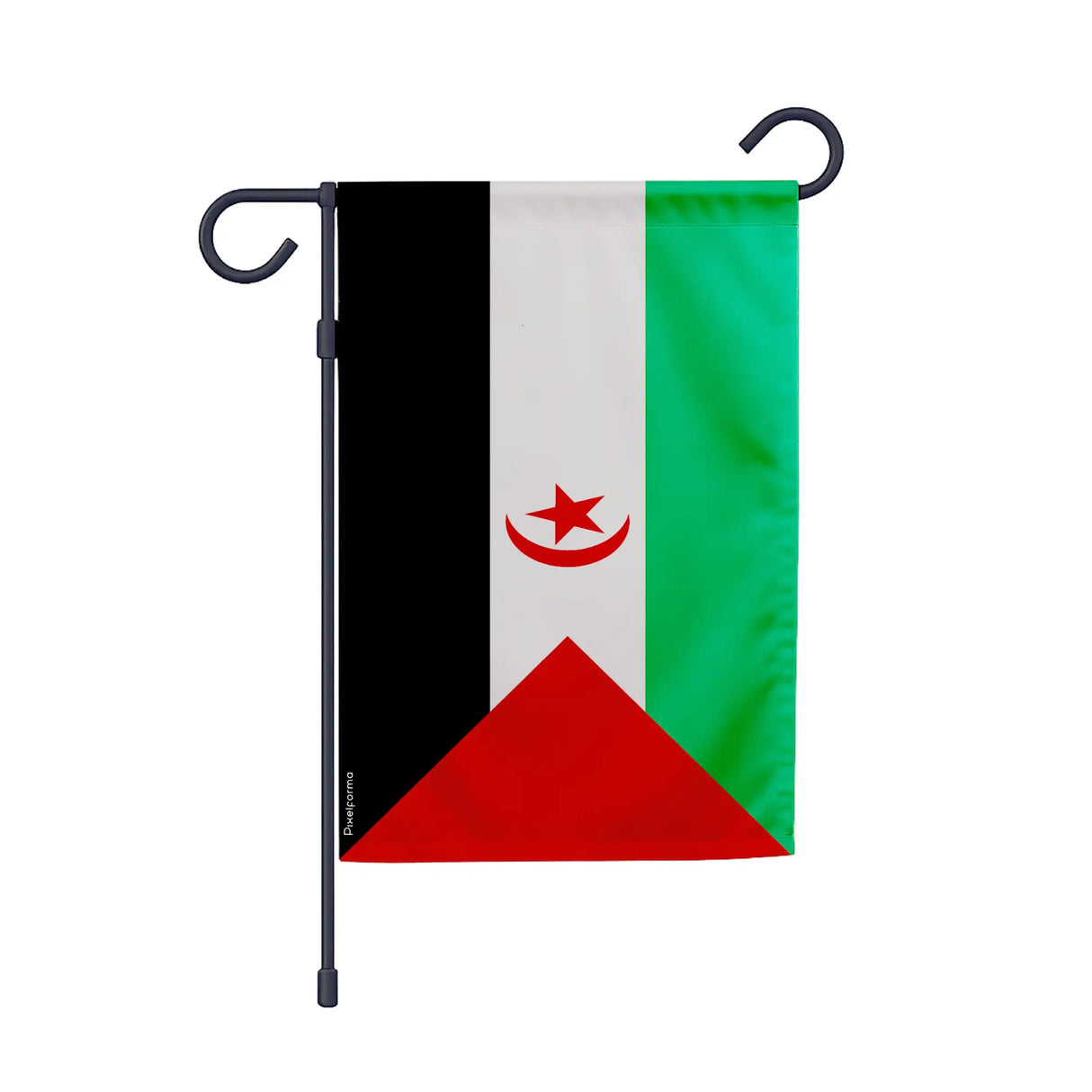 Drapeau jardin république arabe sahraouie polyester vertical