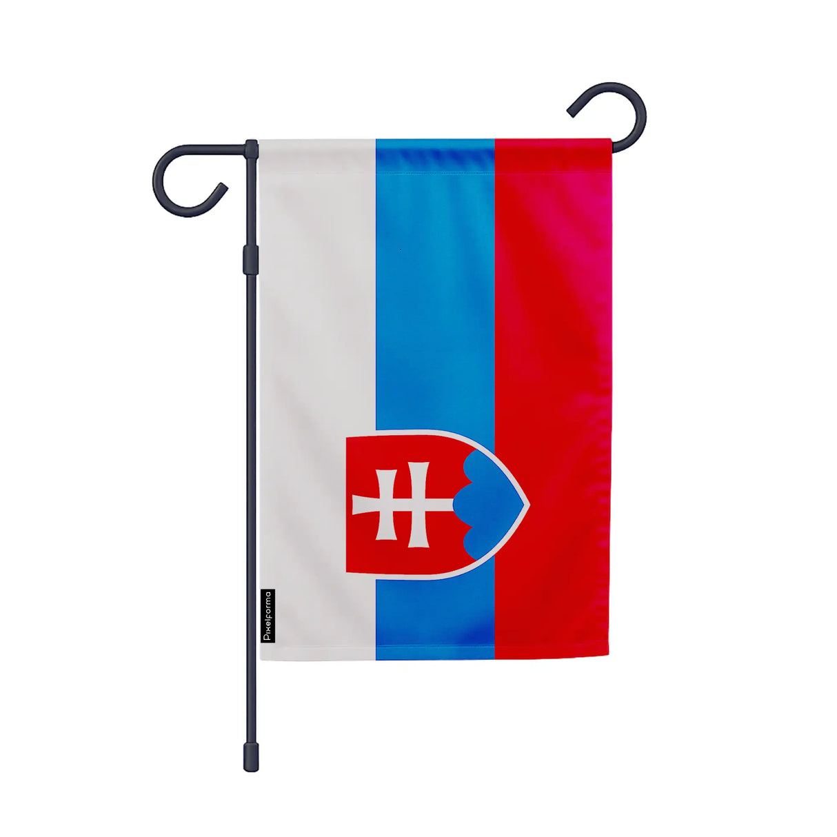 Drapeau jardin slovaquie polyester résistant vertical