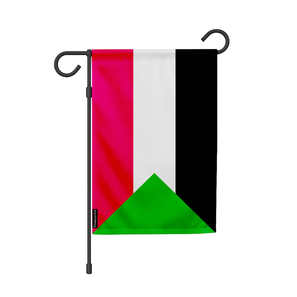 Drapeau jardin soudan polyester résistant vertical