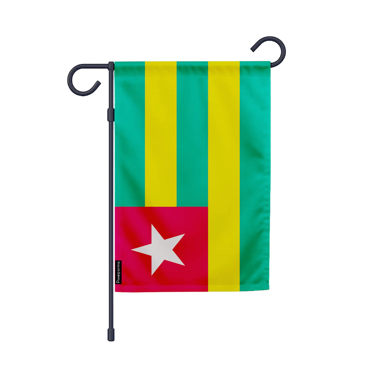 Drapeau jardin togo polyester résistant format vertical