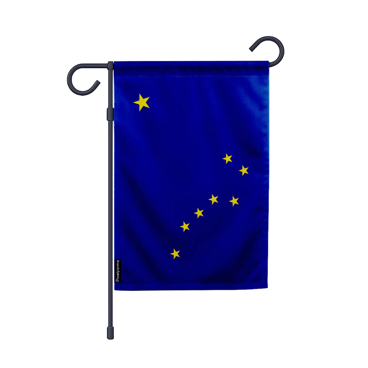 Drapeau jardin vertical alaska polyester résistant couleur