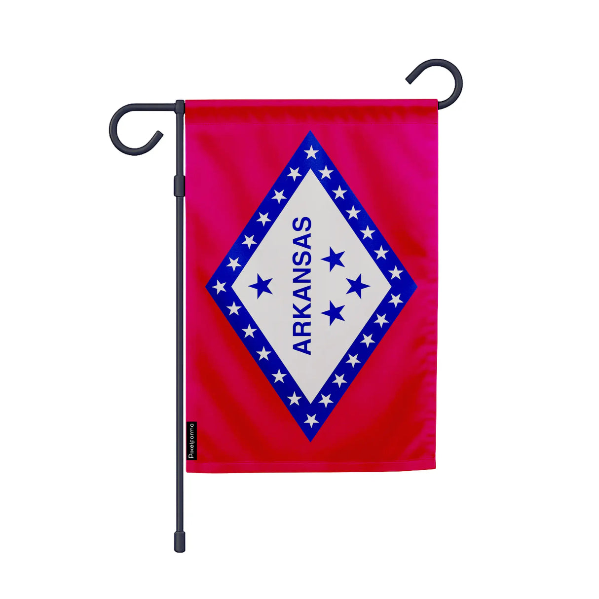 Drapeau jardin vertical arkansas en polyester résistant